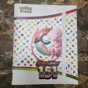 1x Pokemon 151 Mew 9 Pocket Binder - Holds 360 cards - New *scratch/dent*